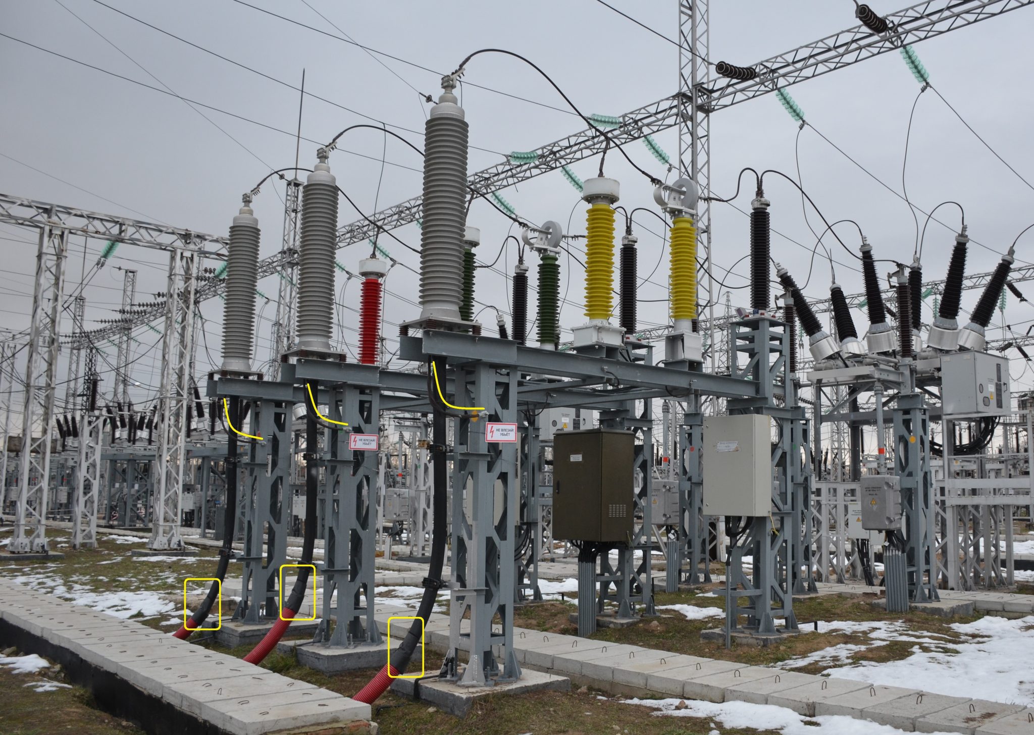 The case of cable terminations in the 110 kV switchgear – Mikhail Dmitriev